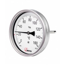 Термометр биметаллический ТБф-221 0…160C° кт.1,5 d.160 IP54 ОШ*6 G1/2 ГН G1/2 L100(84)*10