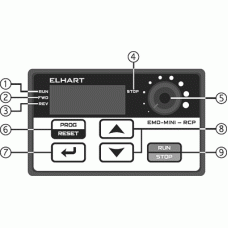 EMD-MINI – RCP Выносной пульт управления для ПЧ EMD-MINI (в комплекте с кабелем для подключения к ПЧ