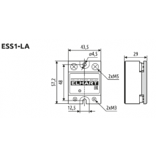 ESS1-LA-025 Однофазное твердотельное реле
