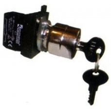 CM102A21 Кнопка с ключом 0-1, ключ вынимается в полож. 0 (1НО+1НЗ)