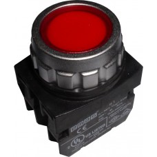 CP102DК Кнопка нажимная круглая красная (1НО+1НЗ)